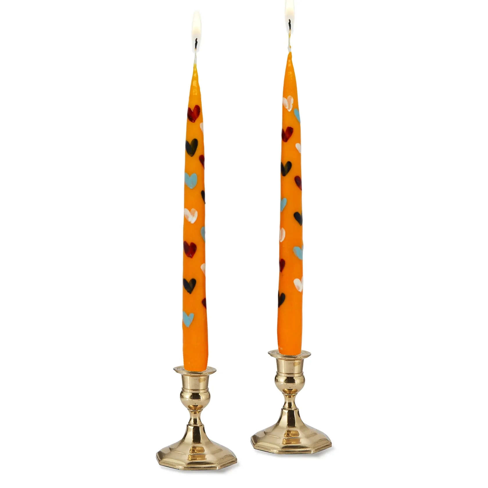 Autumn Heart Tapers (2)|Chefanie