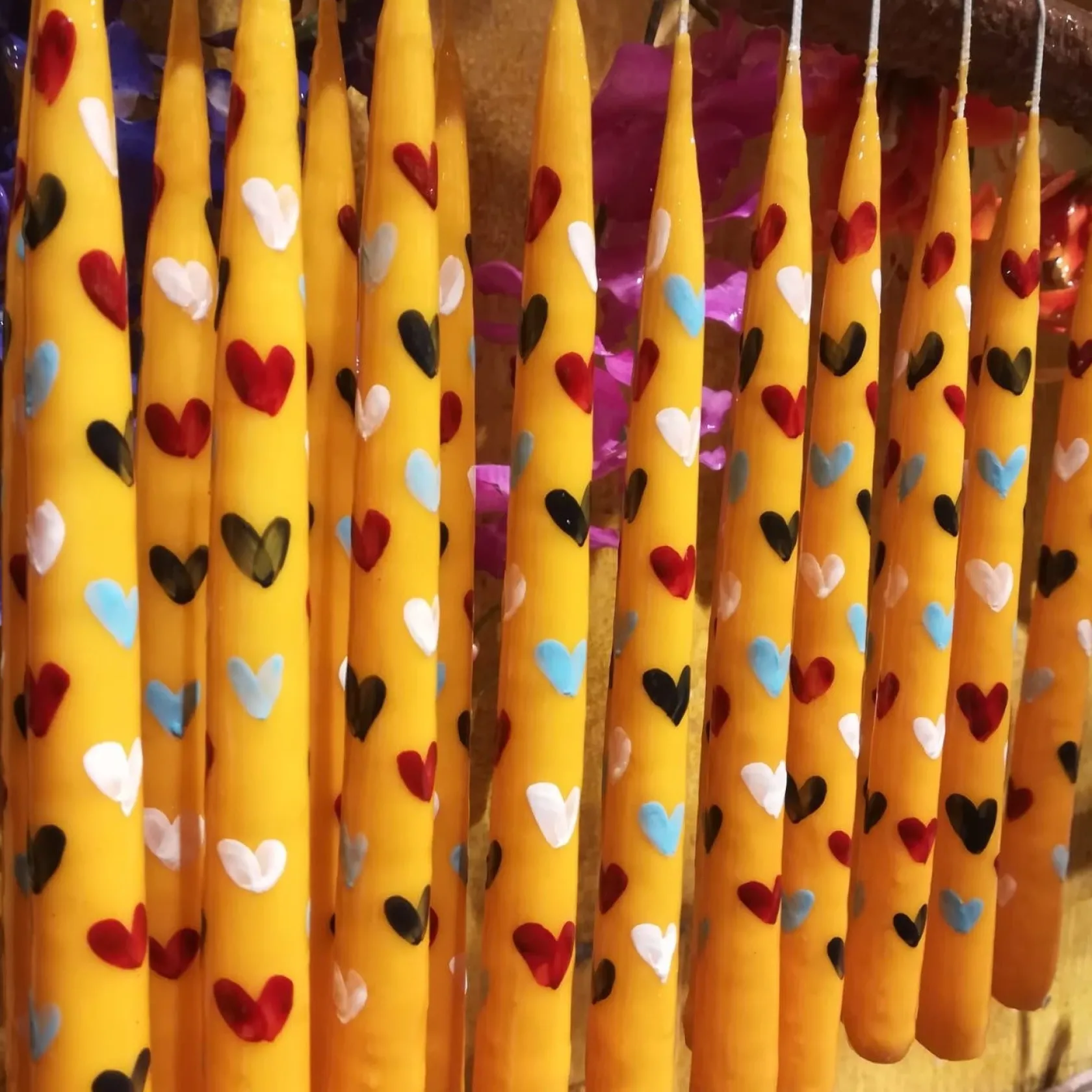 Autumn Heart Tapers (2)|Chefanie