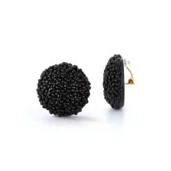 Black Caviar Earrings|Chefanie New