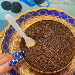 Black Caviar Earrings|Chefanie New