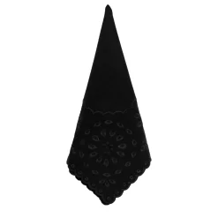 Black Eyelet Dinner Napkins (4)|Chefanie