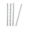Blue & White Ceramic Straws (4)|Chefanie Outlet
