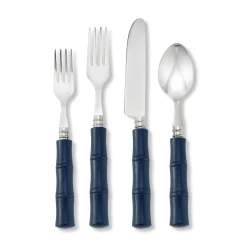 Blue "Bamboo" Flatware|Chefanie