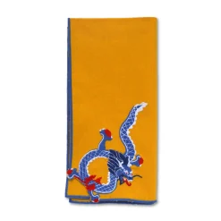 Blue Dragon Dinner Napkins (4)|Chefanie Clearance