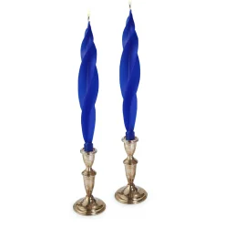 Blue Feather Candles (2)|Chefanie Online