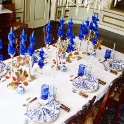 Blue Flower Candle|Chefanie Outlet