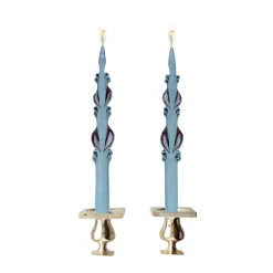 Blue Holiday Tapers (2)|Chefanie Clearance