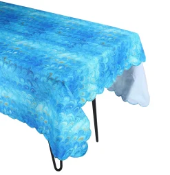Blue Marble Tablecloth|Chefanie Online