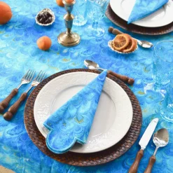 Blue Marble Tablecloth|Chefanie Online