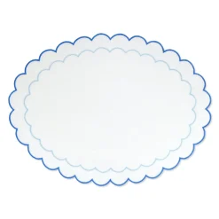 Blue Scalloped Placemat|Chefanie Outlet