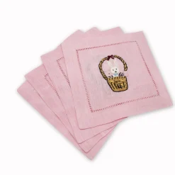 Bunny Basket Cocktail Napkins (4)|Chefanie