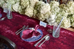 Burgundy Marble Napkins (4)|Chefanie