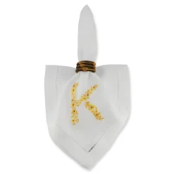 Burnt Bamboo Napkin Rings (4)|Chefanie New