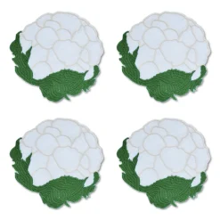 Cauliflower Cocktail Napkins (4)|Chefanie Outlet