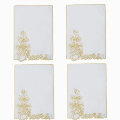 Cheers Cocktail Napkins (4)|Chefanie Outlet