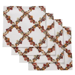 Christmas Flower Napkins (4)|Chefanie Clearance