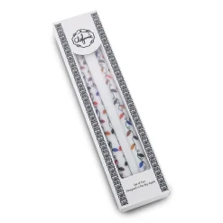 Christmas Lights Painted Tapers|Chefanie Best