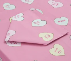 Conversation Heart Tablecloth|Chefanie Online