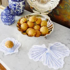 Coquilles Cocktail Napkins (4)|Chefanie Clearance