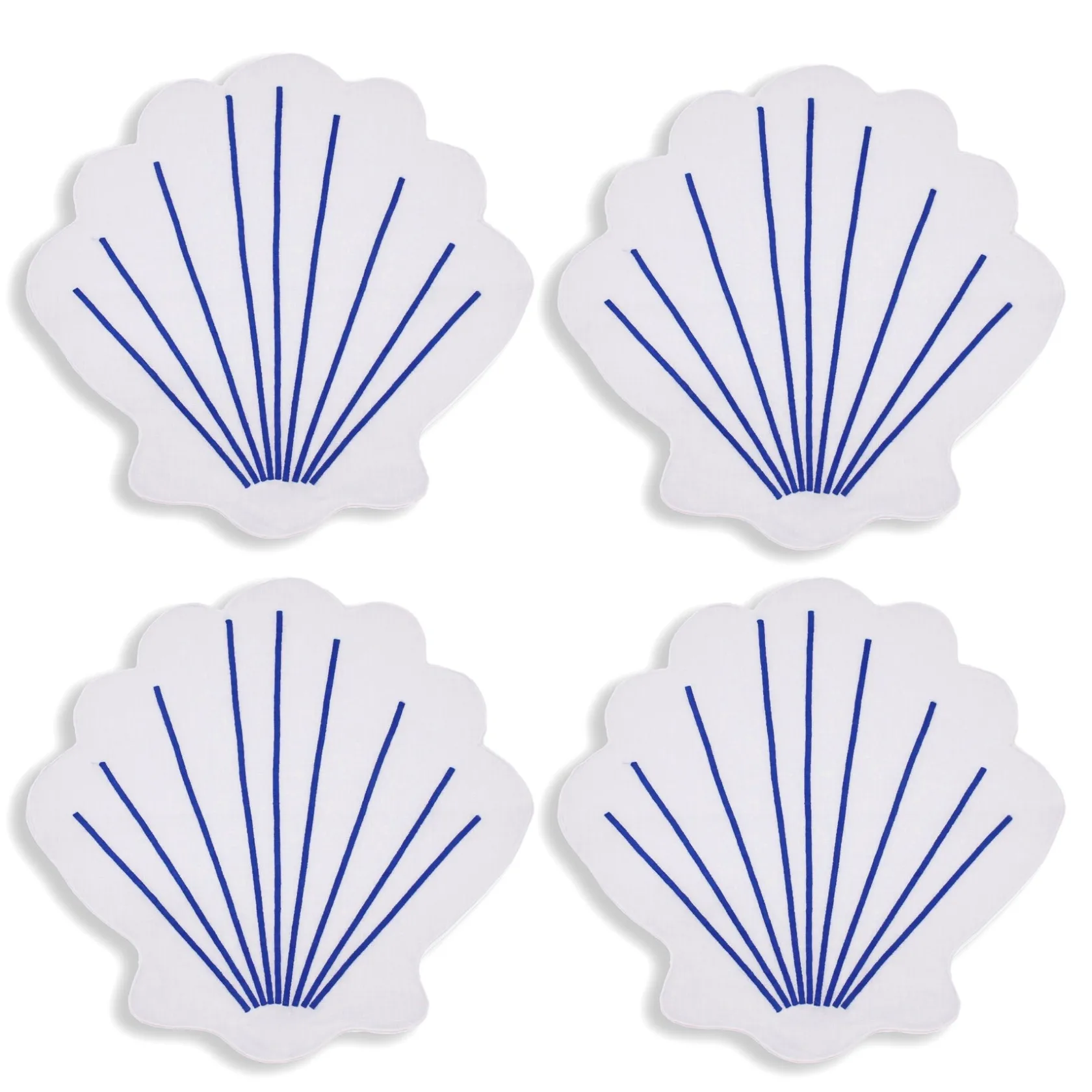 Coquilles Placemats (4)|Chefanie Outlet