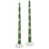 Crazy Daisy Patterned Tapers (2)|Chefanie Discount