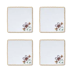 Crossed Rackets Coasters (4)|Chefanie Online