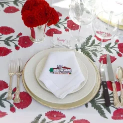 Custom Embroidered Dinner Napkins|Chefanie Online