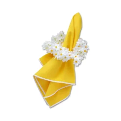Daffodil Napkin Rings (4)|Chefanie Hot