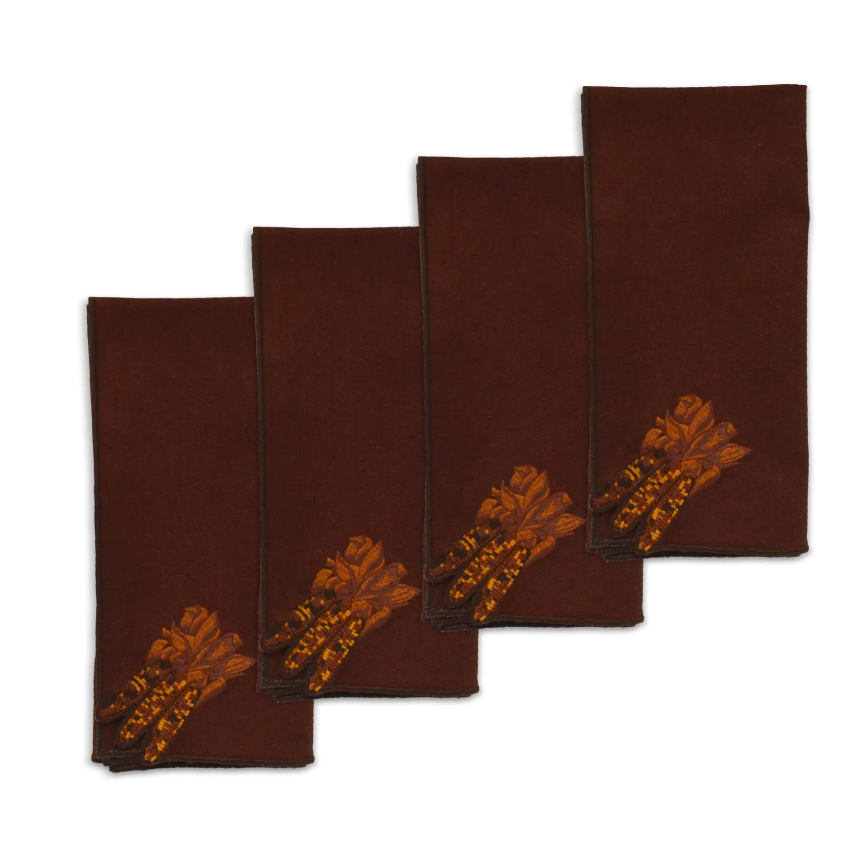 Decorative Corn Dinner Napkins (4)|Chefanie