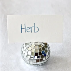 Disco Placecard Holders (4)|Chefanie New