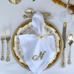 Double Pearl Napkin Rings (4)|Chefanie Sale