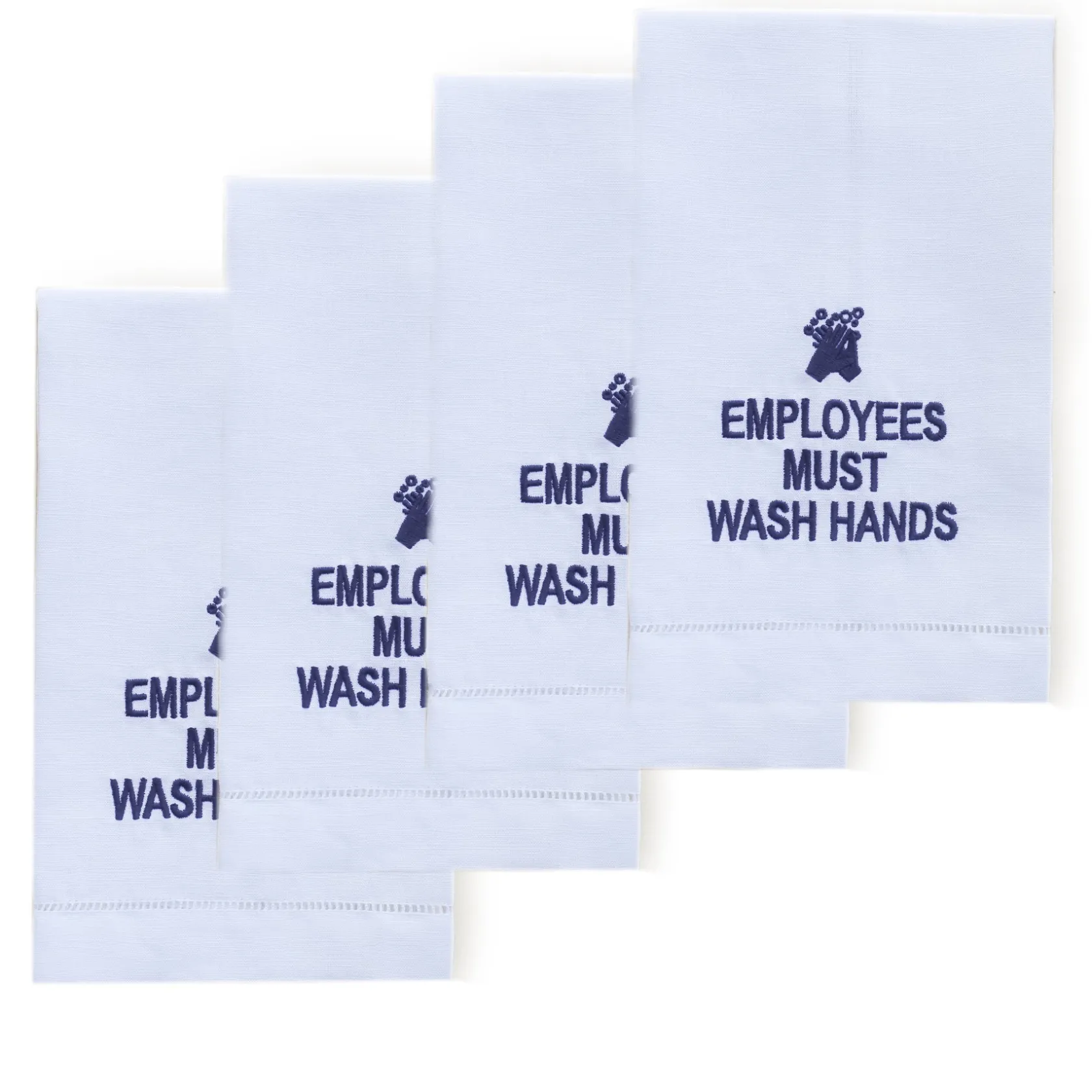 Employees Must Wash Hand Towels (4)|Chefanie Online