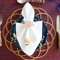 Fan Napkin Rings (4)|Chefanie Best