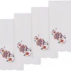 Floral "S" Dinner Napkins (4)|Chefanie Discount