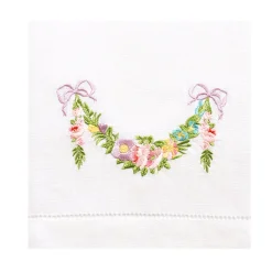 Flower Garland Hand Towels (4)|Chefanie