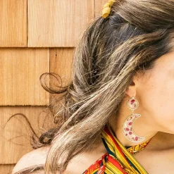 Flower Moon Earrings|Chefanie Hot