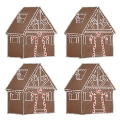 Gingerbread House Cocktail Napkins (4)|Chefanie Clearance
