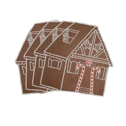 Gingerbread House Cocktail Napkins (4)|Chefanie Clearance