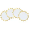 Gold Sunburst Cocktail Napkins (4)|Chefanie Discount