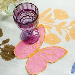 Golden Butterfly Cocktail Napkins (4)|Chefanie New