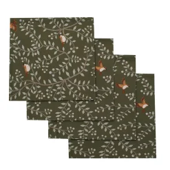 Green Branch Napkins (4)|Chefanie Discount