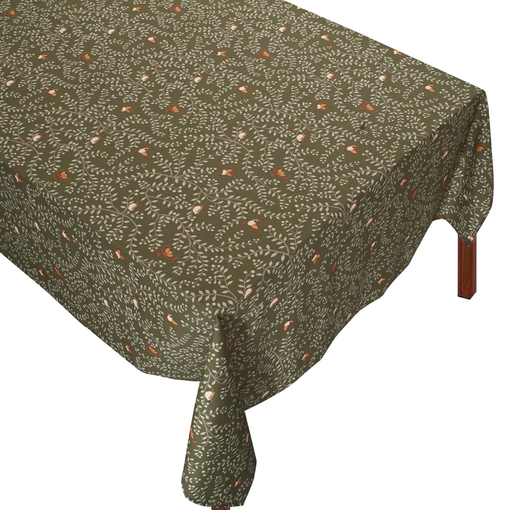 Green Branch Tablecloth|Chefanie Clearance