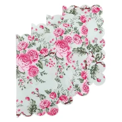 Green Chintz Napkins (4)|Chefanie Clearance