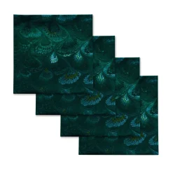 Green Marble Napkins (4)|Chefanie Outlet