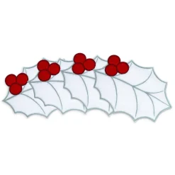 Holly Leaf Cocktail Napkins (4)|Chefanie