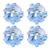 Hydrangea Napkin Rings (4)|Chefanie Outlet