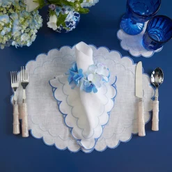 Hydrangea Napkin Rings (4)|Chefanie Outlet