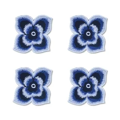 Hydrangea Petal Cocktail Napkins (4)|Chefanie