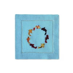 Koi Fish Cocktail Napkins (4)|Chefanie Clearance