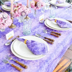 Lilac Marble Napkins (4)|Chefanie Best